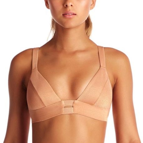 Vitamin A Other - Rose Gold Vitamin A Swim Neutra Bralette Medium